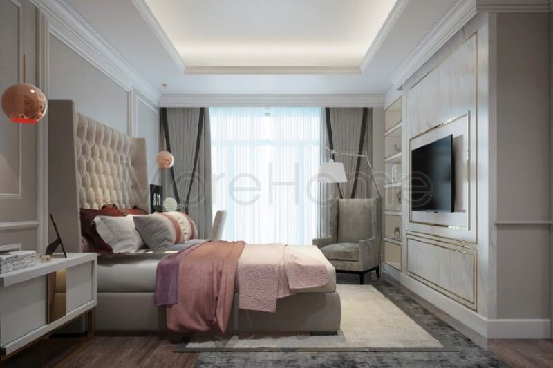 10 Phòng ngủ nhà chung cư cao cấp với phong cách ấn tượng từ kiến trúc sư MOREHOME